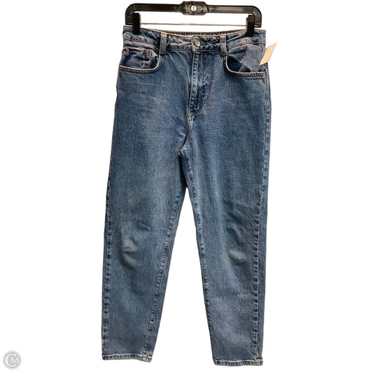 Jeans Straight By Zara In Blue Denim, Size: 6