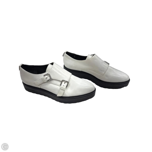 Shoes Heels Platform By Calvin Klein In White, Size: 6