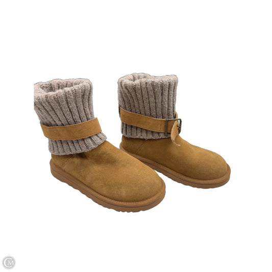 Boots Designer By Ugg In Brown, Size: 7
