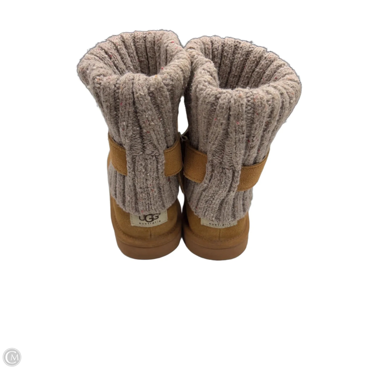 Boots Designer By Ugg In Brown, Size: 7