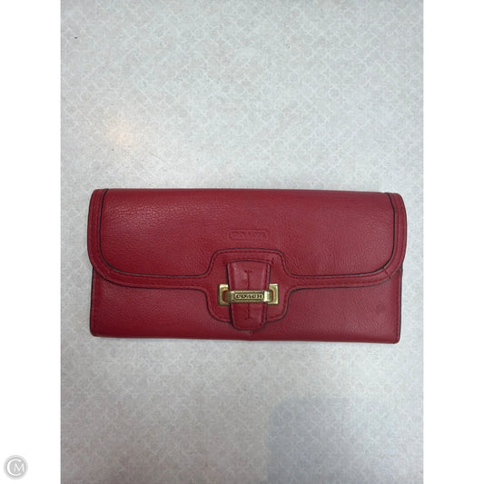 Wallet Designer By Coach, Size: Medium