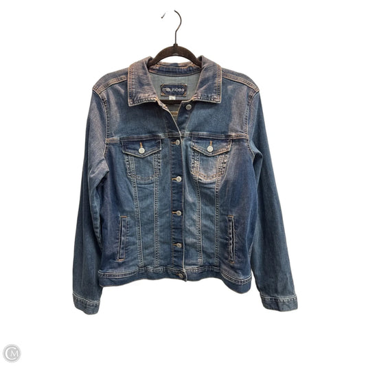 Jacket Denim By Maurices In Blue Denim, Size: L
