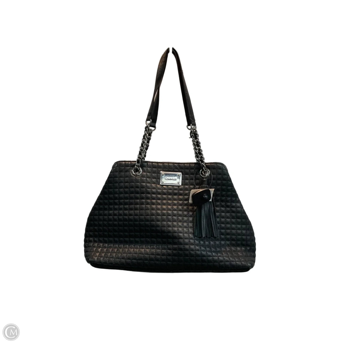 Handbag Leather By Calvin Klein, Size: Medium