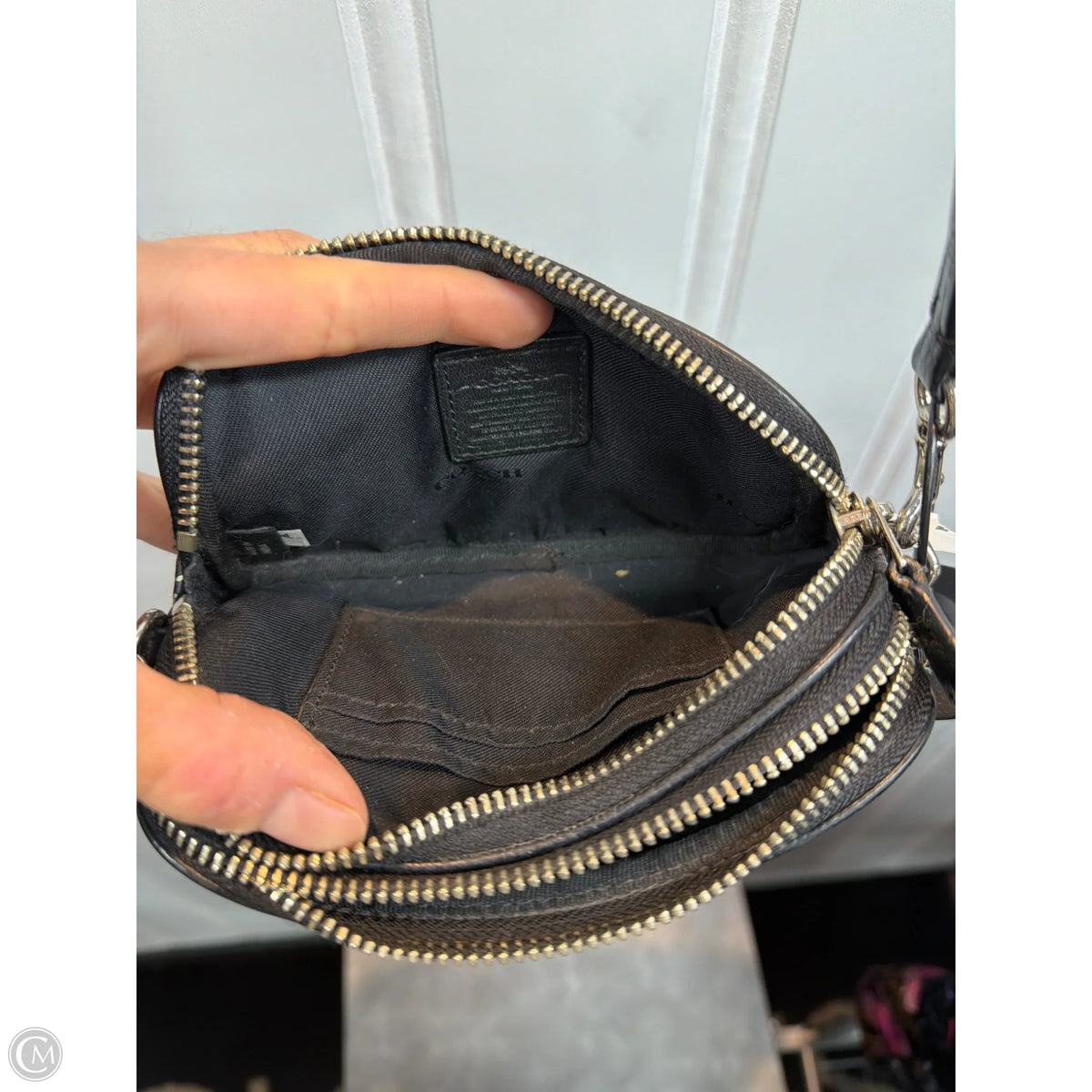 Crossbody Designer By Coach, Size: Small