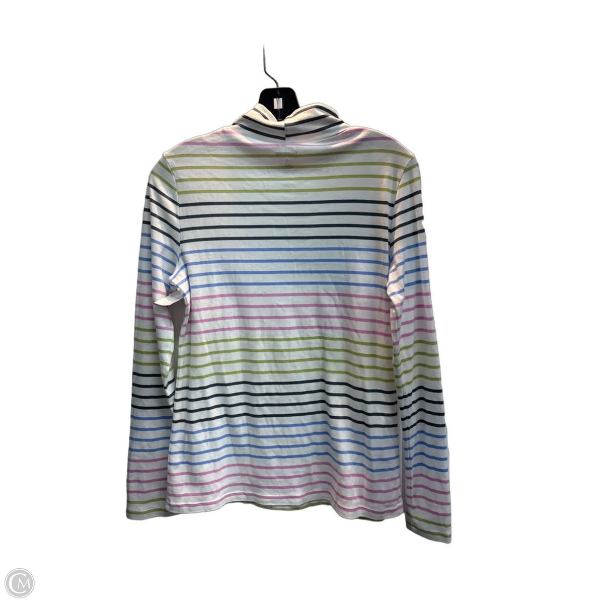 Top Long Sleeve Basic By Croft And Barrow In Striped Pattern, Size: S