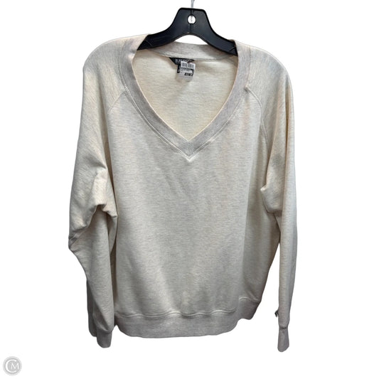 Sweatshirt Crewneck By Buffalo David Bitton In Cream, Size: L