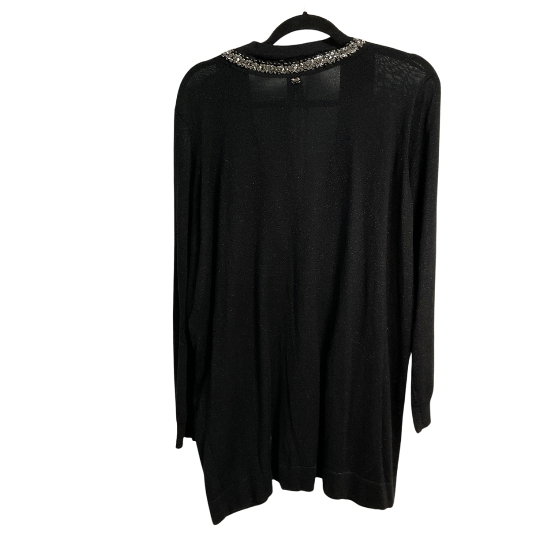 Cardigan By Melissa Mccarthy In Black, Size: Xl