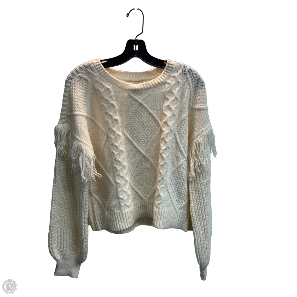 Sweater By Francesca’s In Cream, Size: S