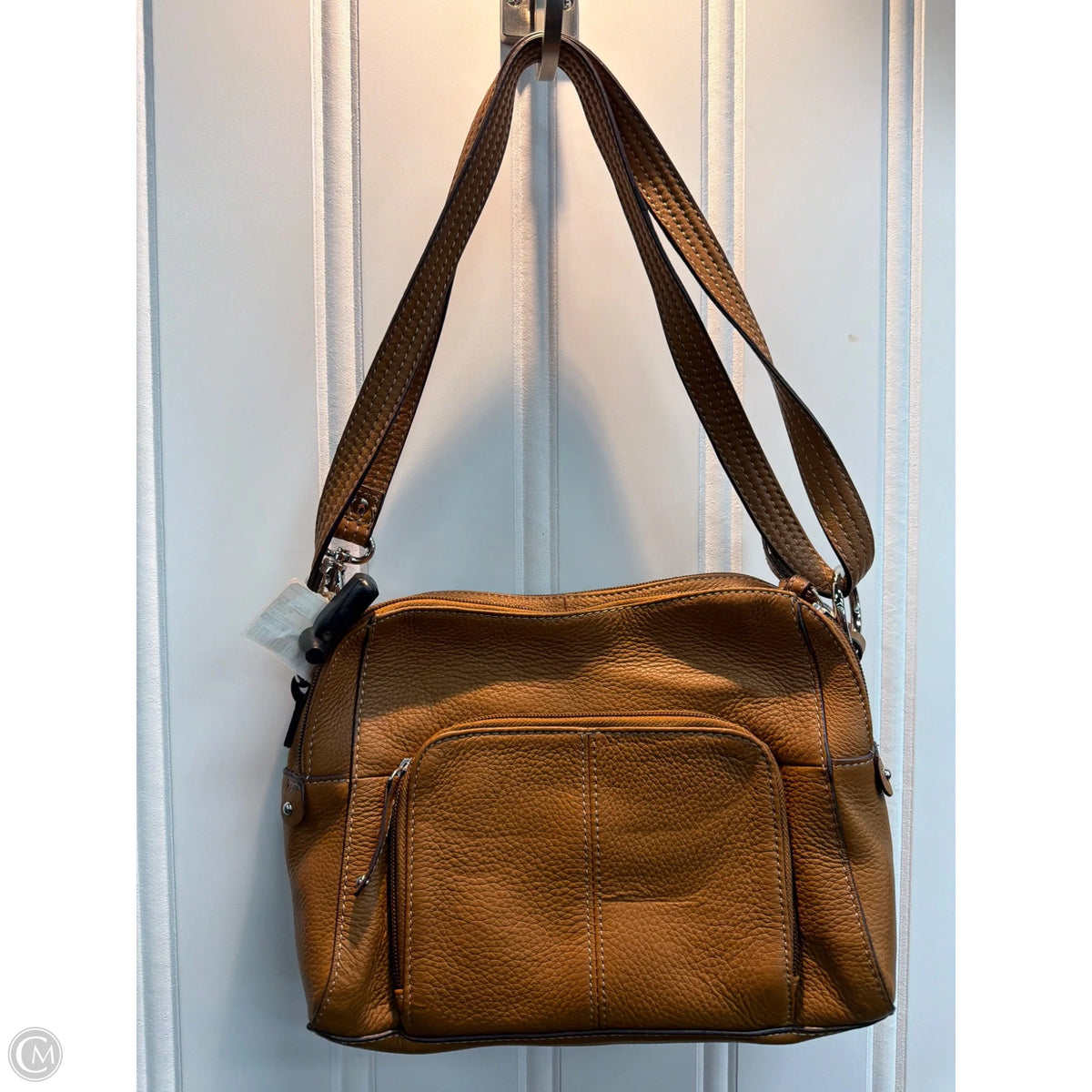 Crossbody Leather By Tianello, Size: Medium
