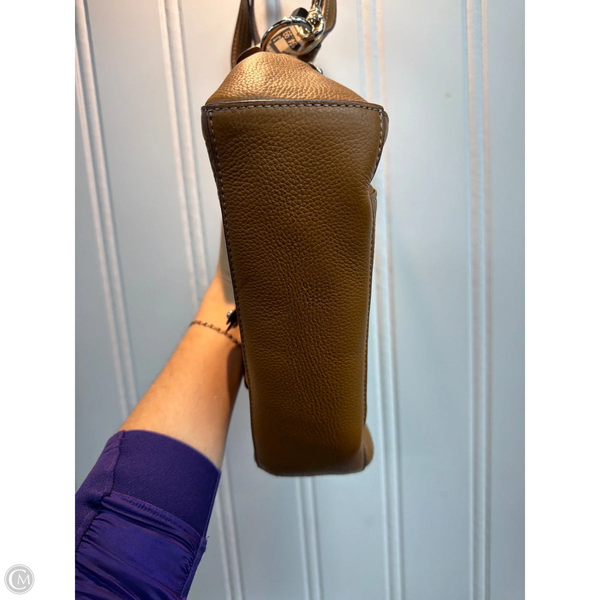 Crossbody Leather By Tianello, Size: Medium