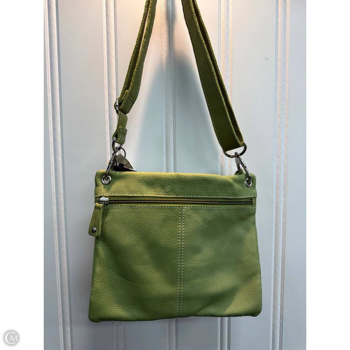 Crossbody Leather By Fossil, Size: Medium