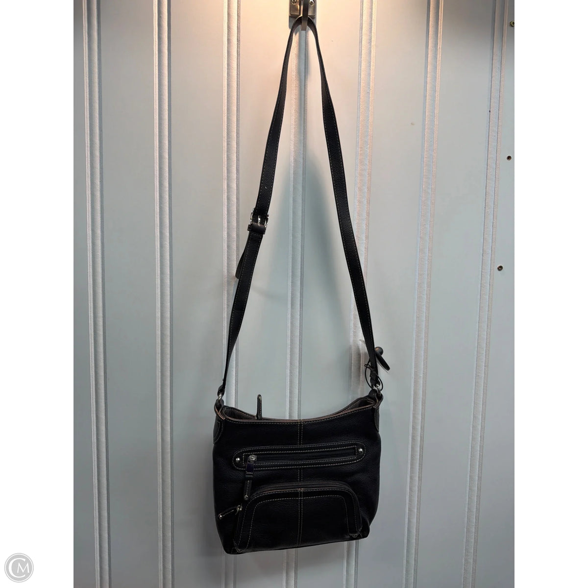 Crossbody Leather By Tianello, Size: Medium