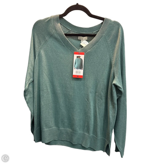 Sweater By Lucky Brand In Green, Size: M