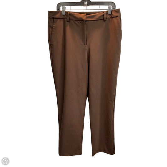 Pants Dress By Christian Siriano In Brown, Size: 14