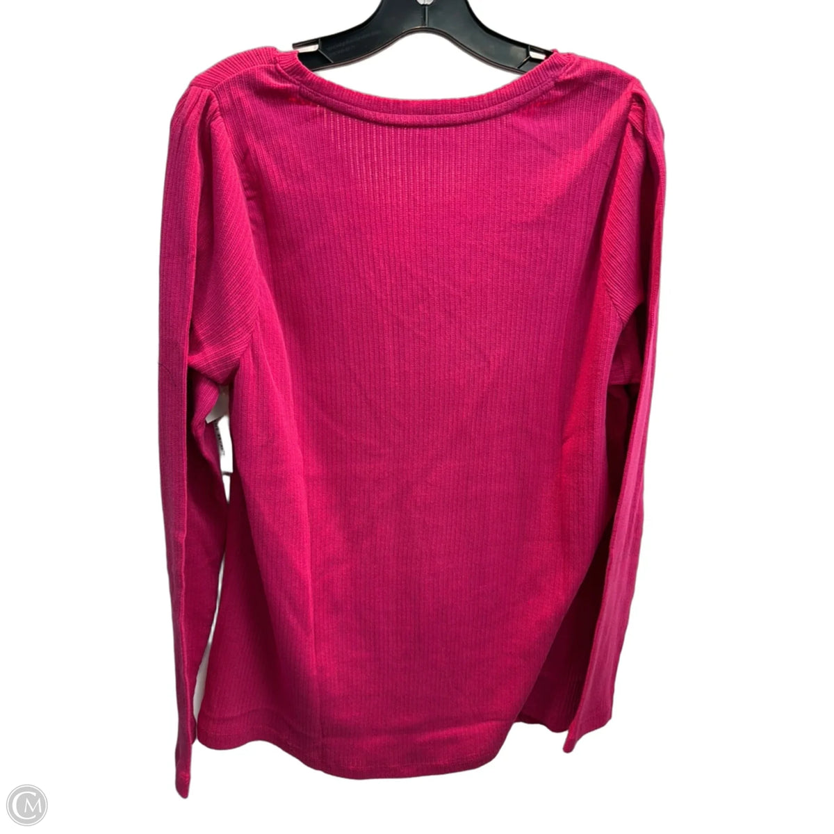 Top Long Sleeve Basic By Lane Bryant In Pink, Size: Xl