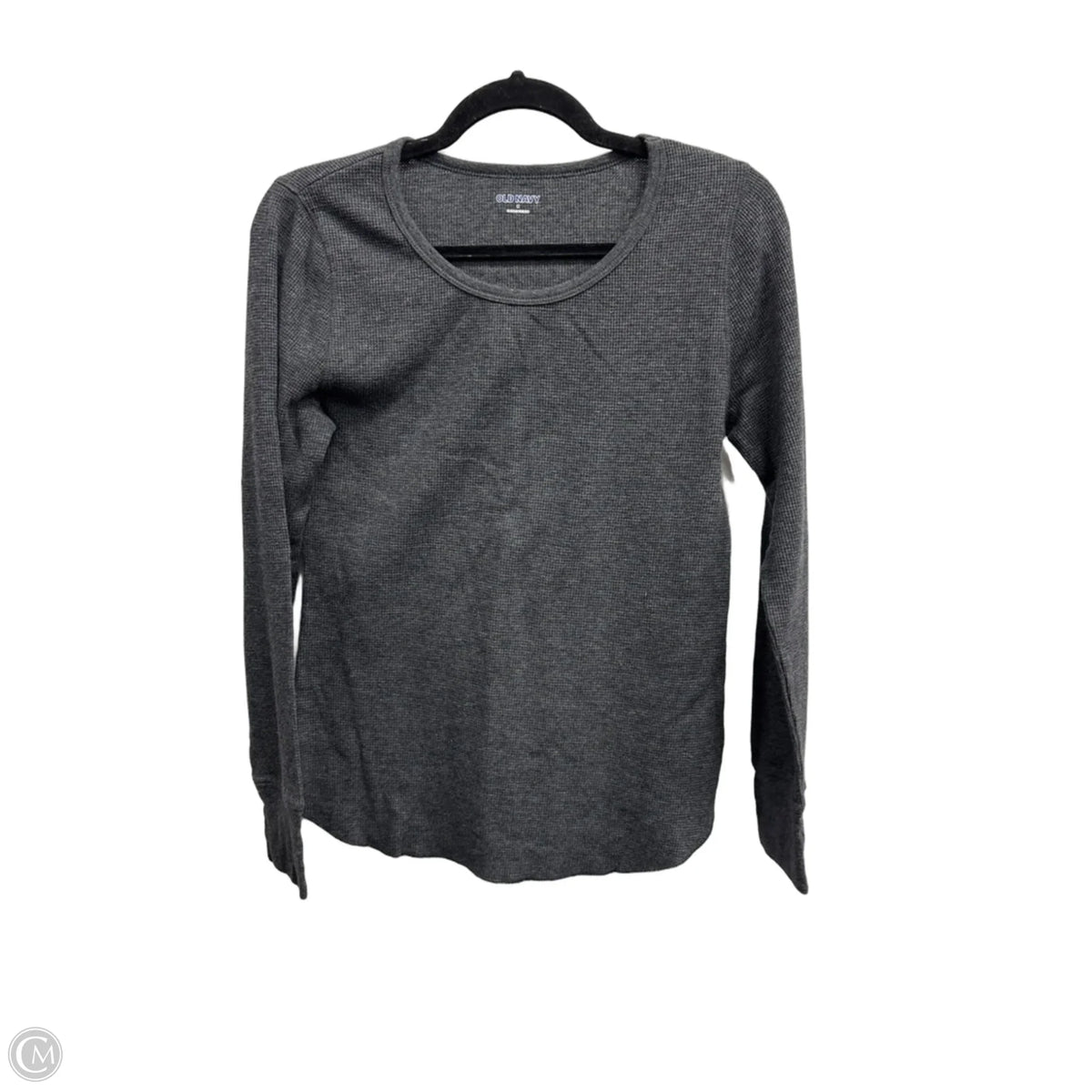 Top Long Sleeve Basic By Old Navy In Grey, Size: M