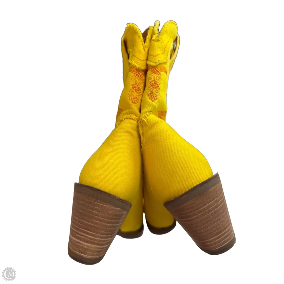 Boots Western By Dingo In Yellow, Size: 6.5