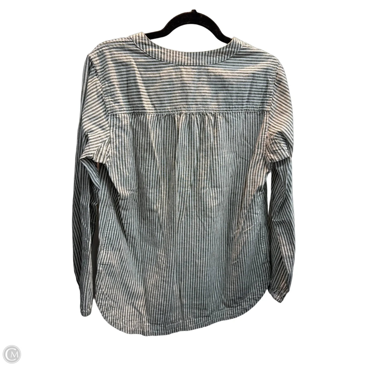 Top Long Sleeve By Duluth Trading In Striped Pattern, Size: S