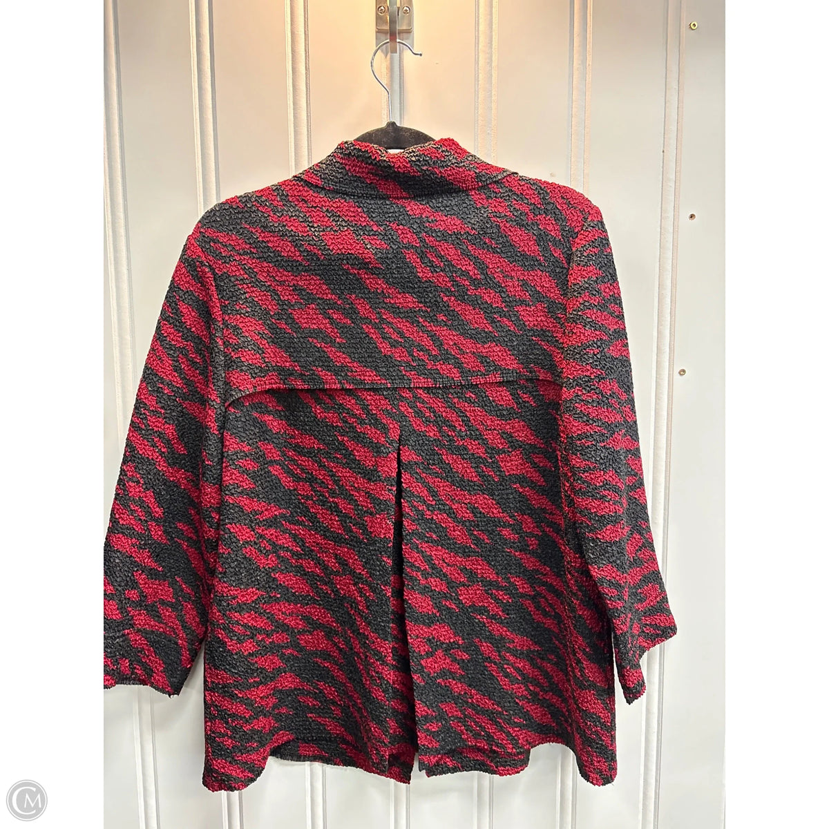 Shawl By Chicos In Black & Red, Size: M
