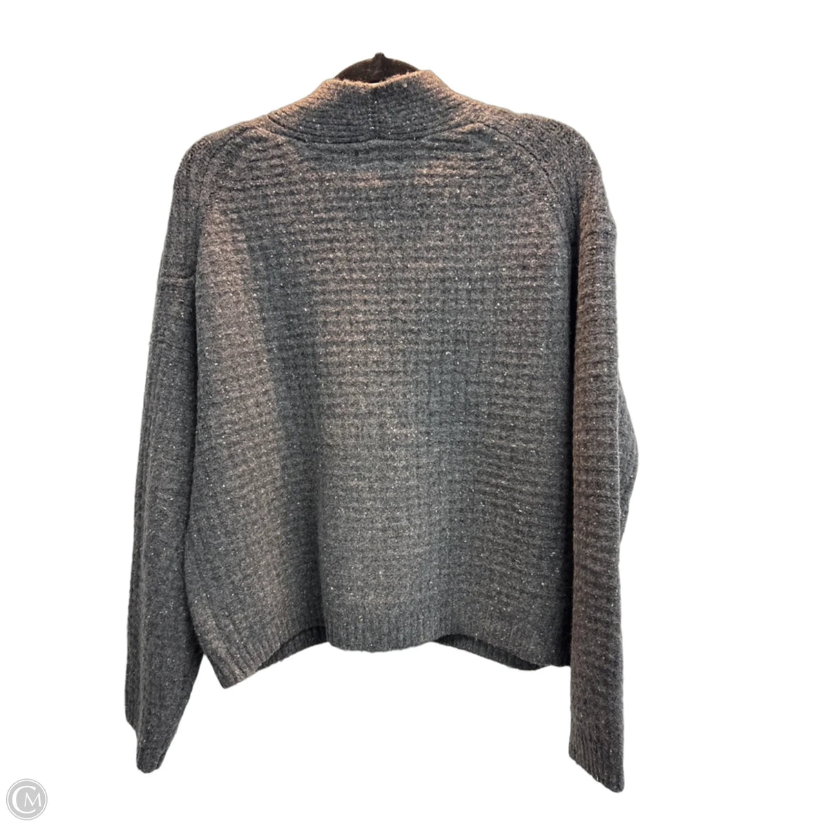 Sweater Cardigan By Universal Thread In Grey, Size: L