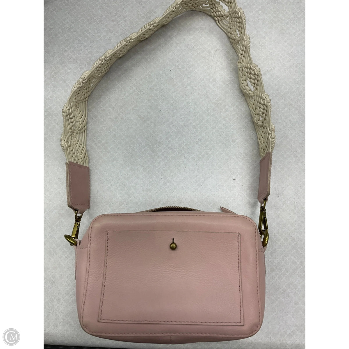 Crossbody Leather By Madewell, Size: Small