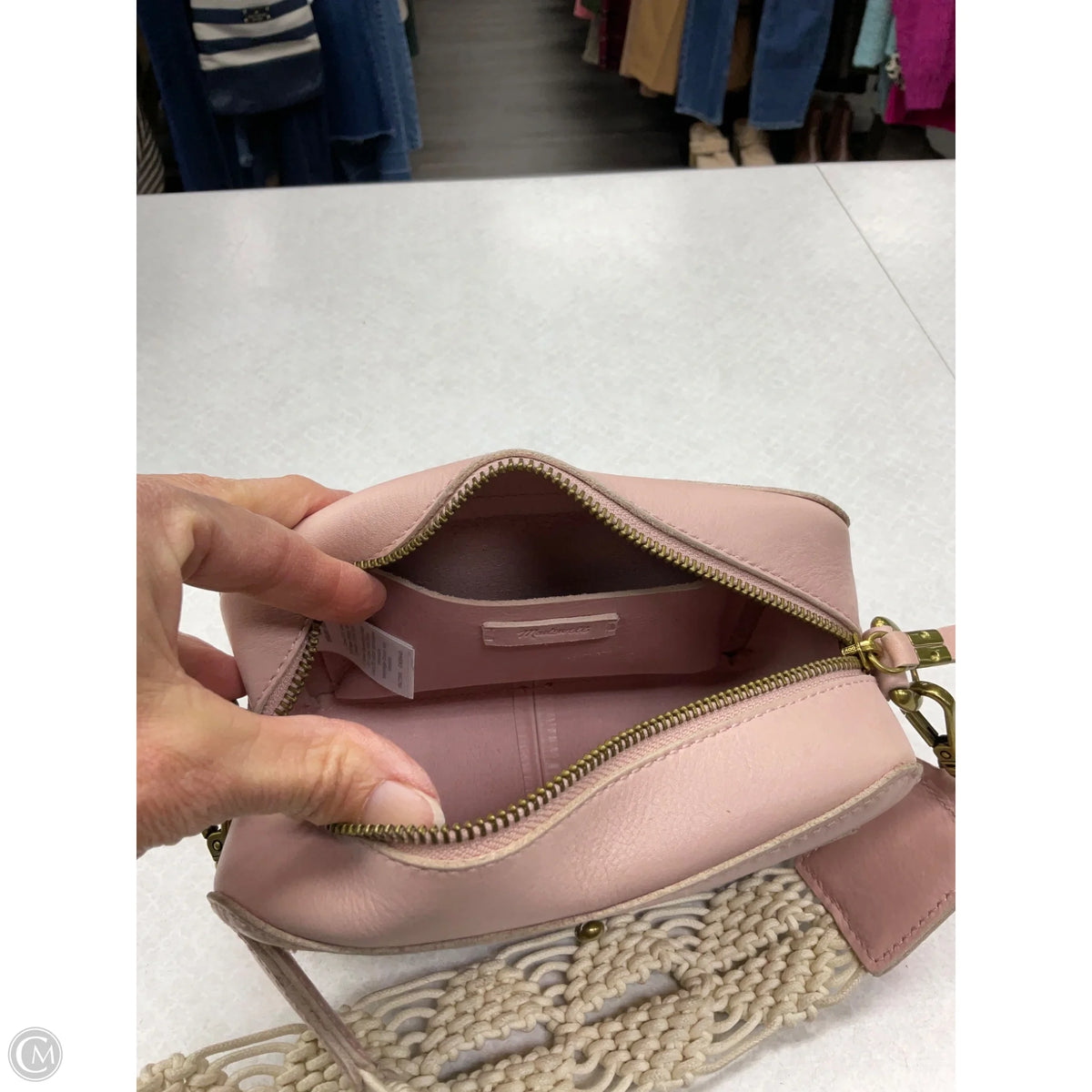 Crossbody Leather By Madewell, Size: Small