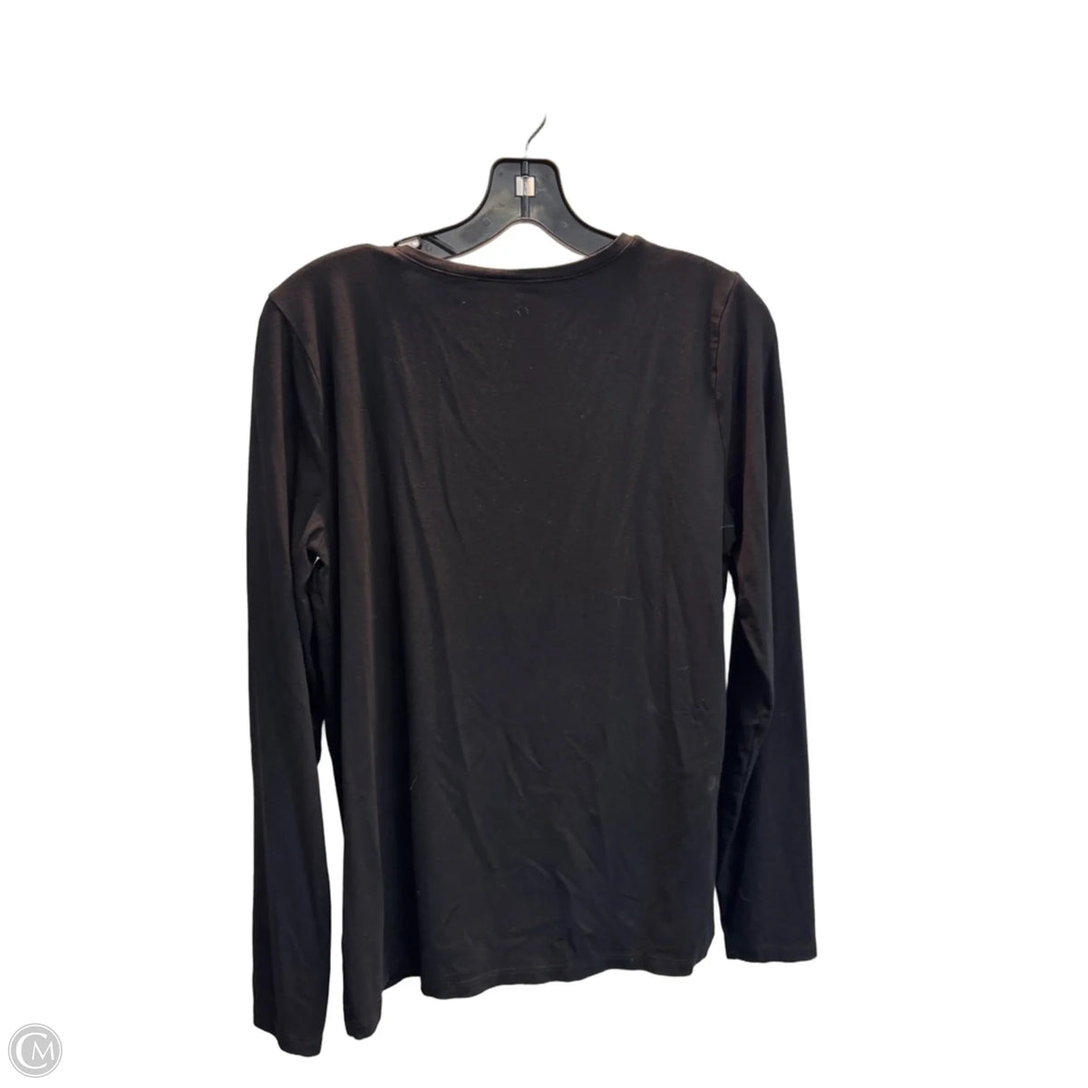 Top Long Sleeve Basic By Ann Taylor In Black, Size: M