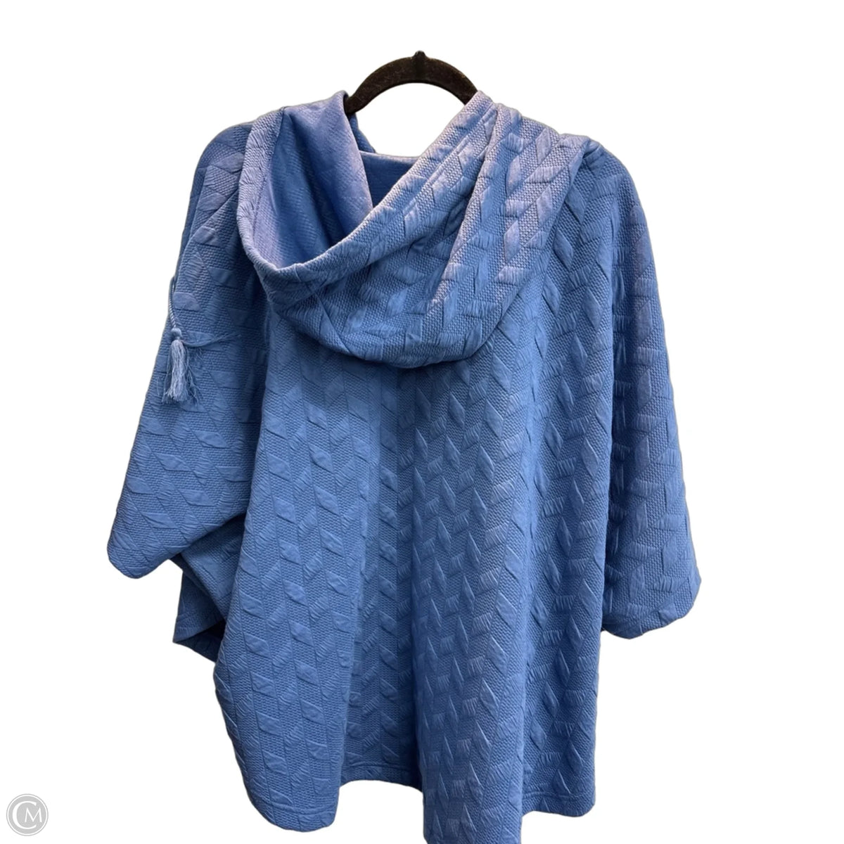 Poncho By Chicos In Blue, Size: Xl