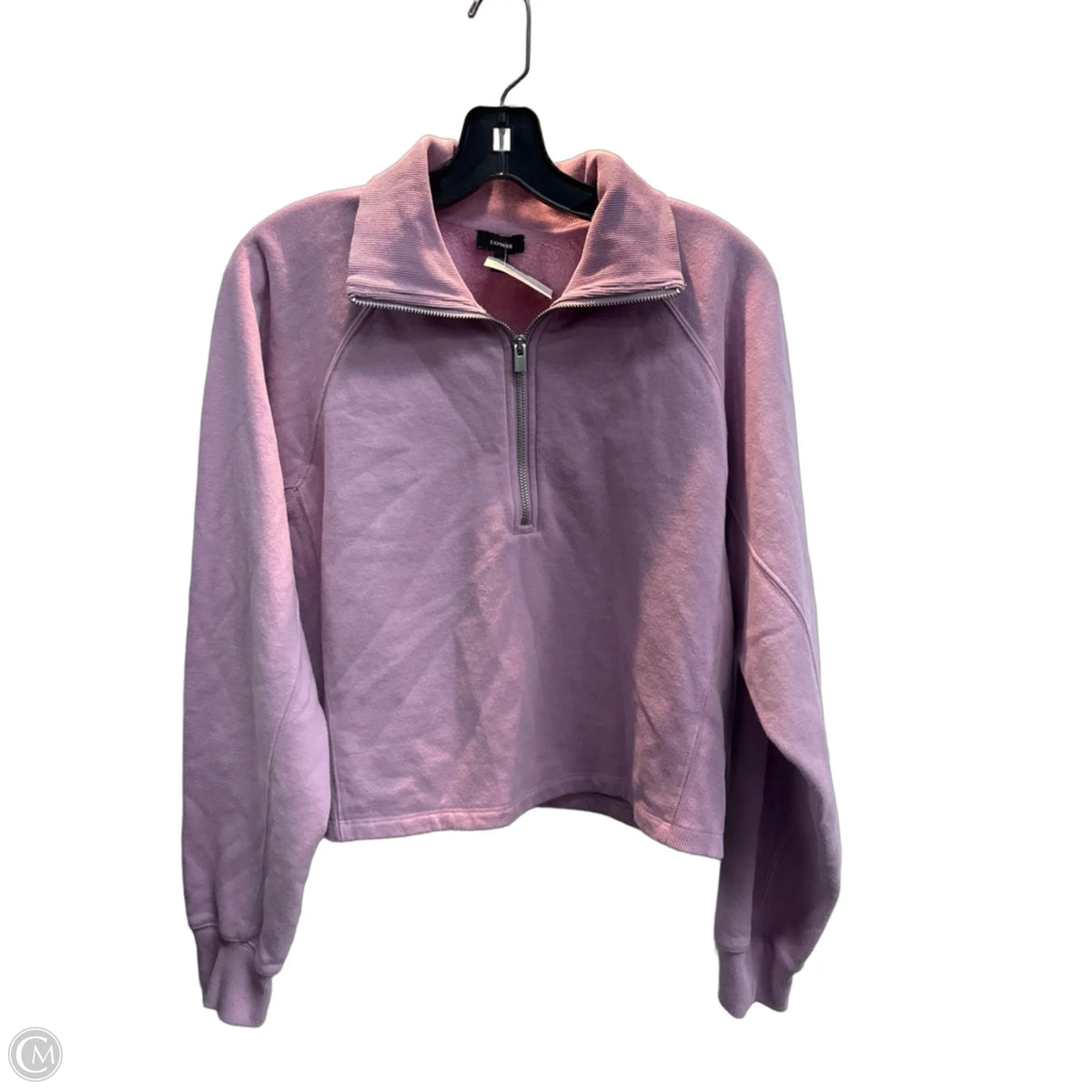 Sweatshirt Collar By Express In Purple, Size: S