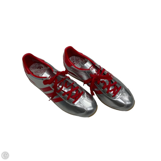 Shoes Sneakers By Adidas In Silver, Size: 7