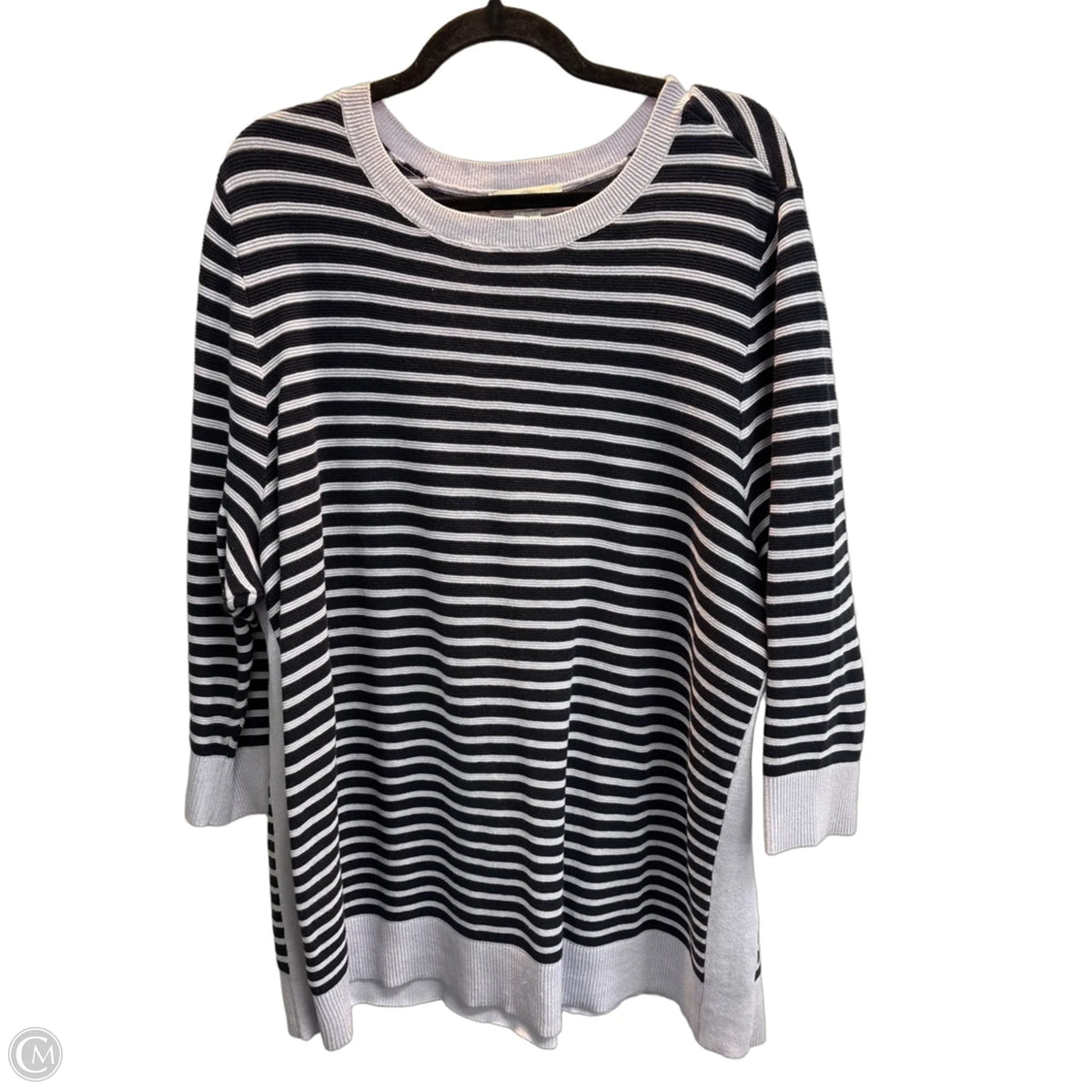 Sweater By Cj Banks In Striped Pattern, Size: 2x