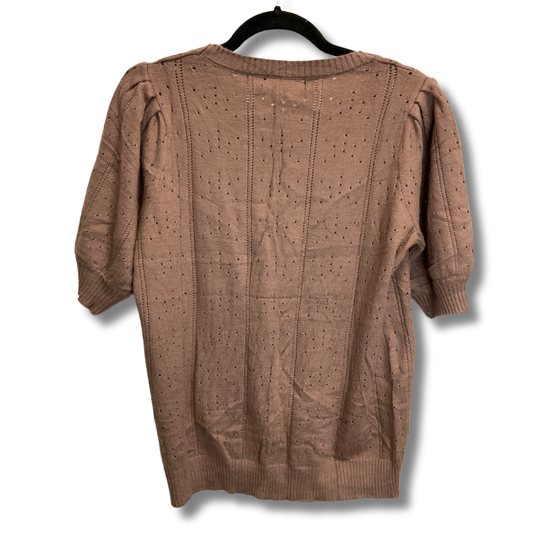 Sweater By Clothes Mentor In Brown, Size: M