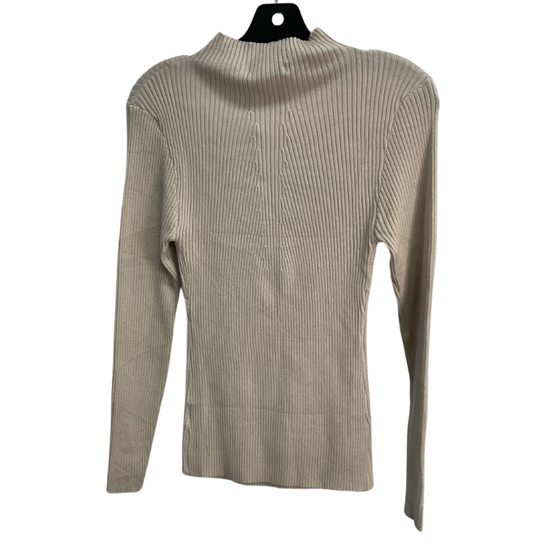 Sweater By Clothes Mentor In Tan, Size: L