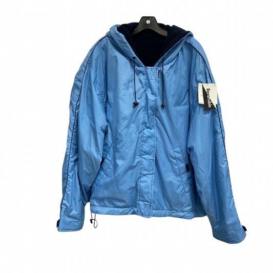 Jacket Fleece By Faded Glory In Blue, Size: 3x