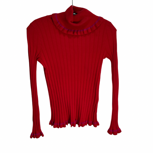 Sweater Designer By Kate Spade In Red, Size: Xs