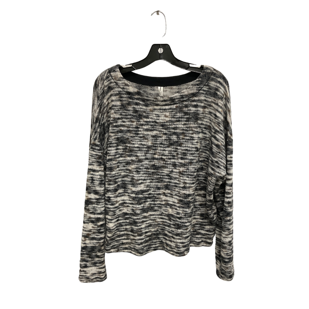 Sweater By Anthropologie In Black & White, Size: Xl