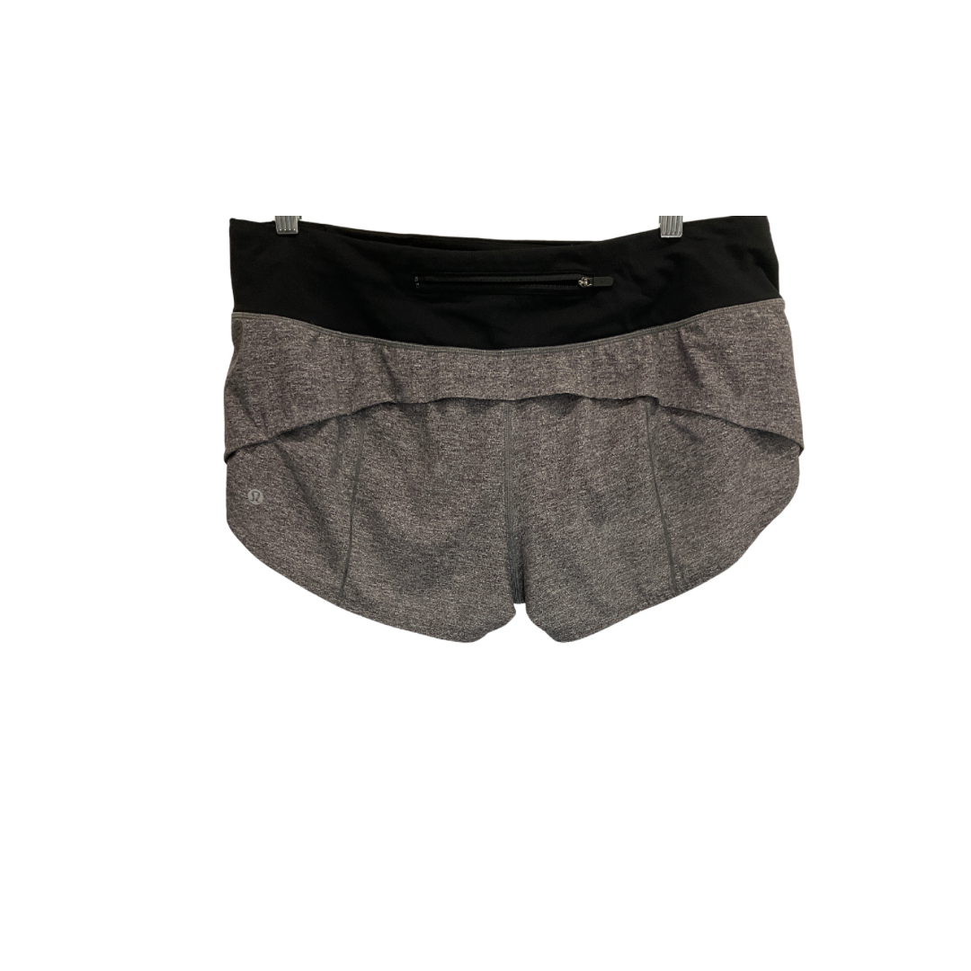 Athletic Shorts By Lululemon In Grey, Size: M