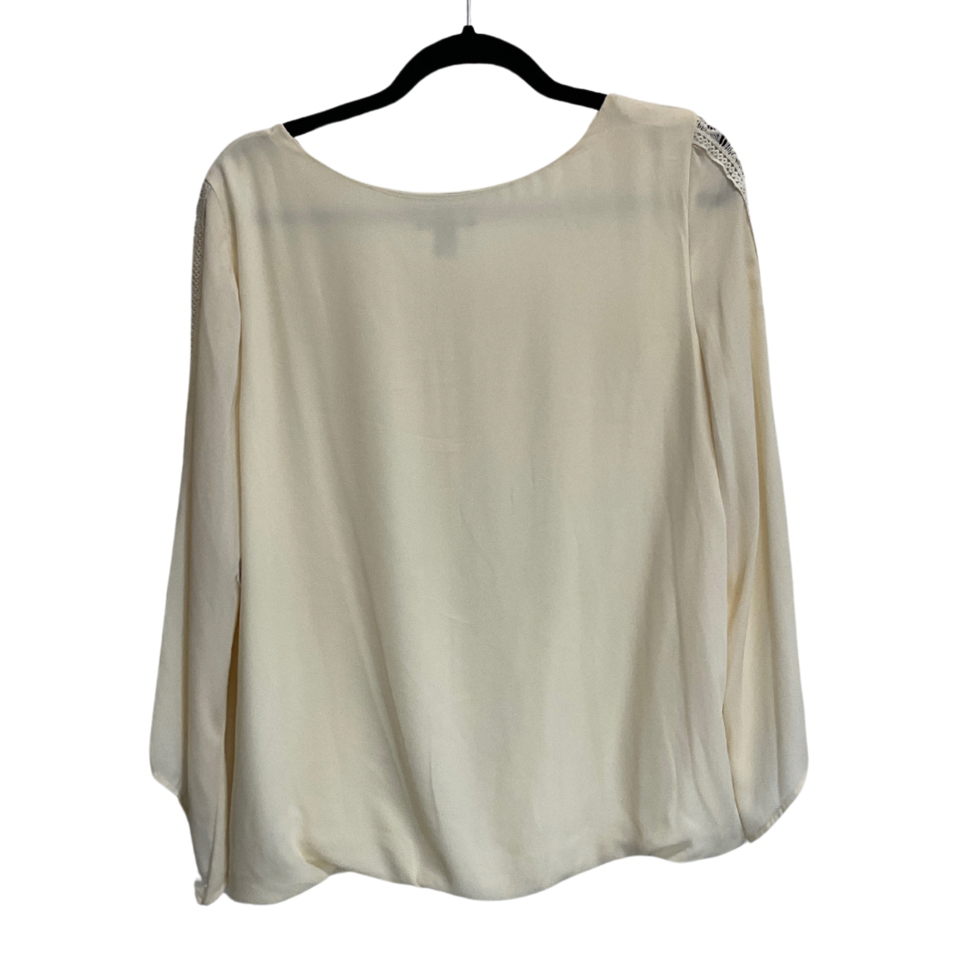 Top 3/4 Sleeve By Alyx In Cream, Size: L