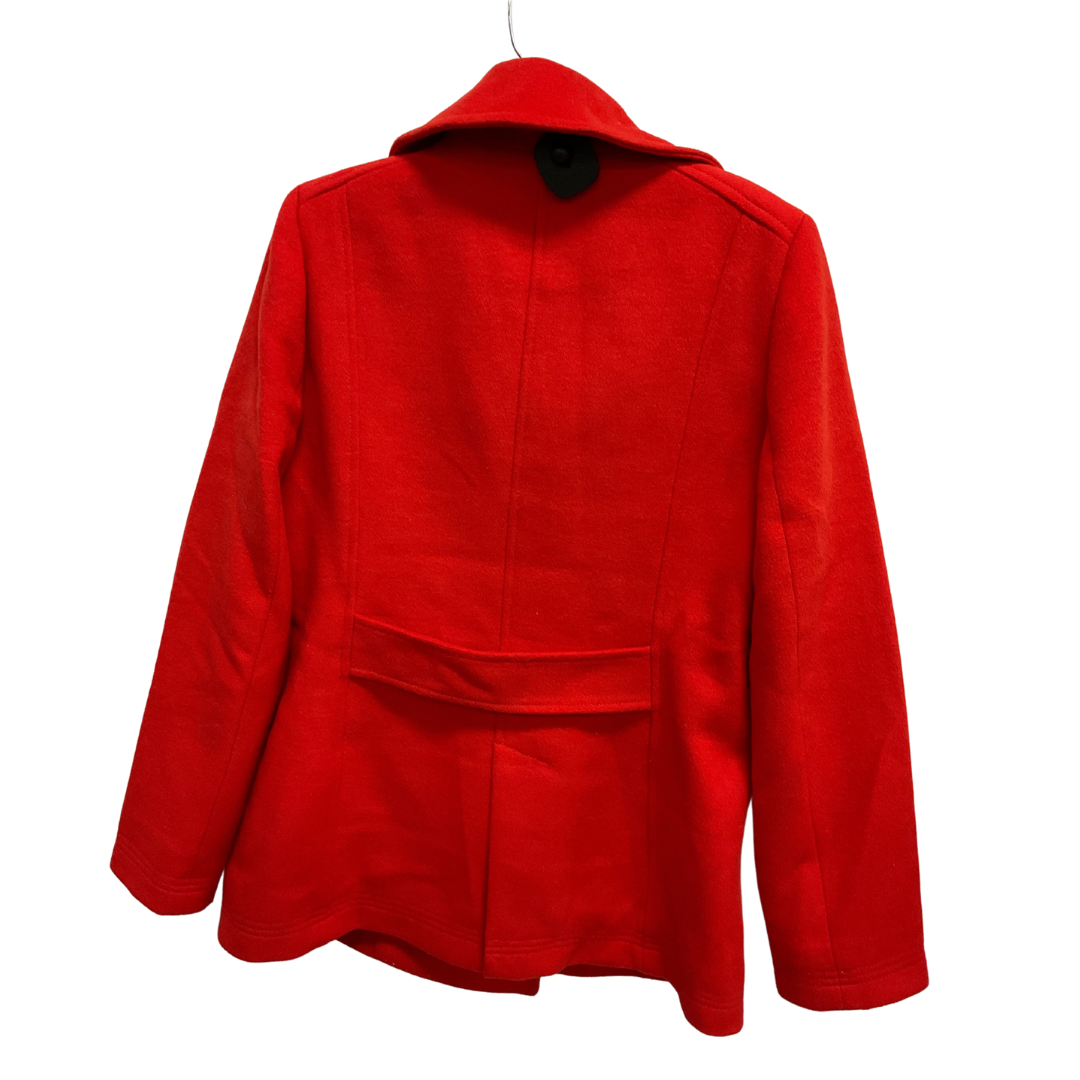 Coat Peacoat By J. Crew In Red, Size: S