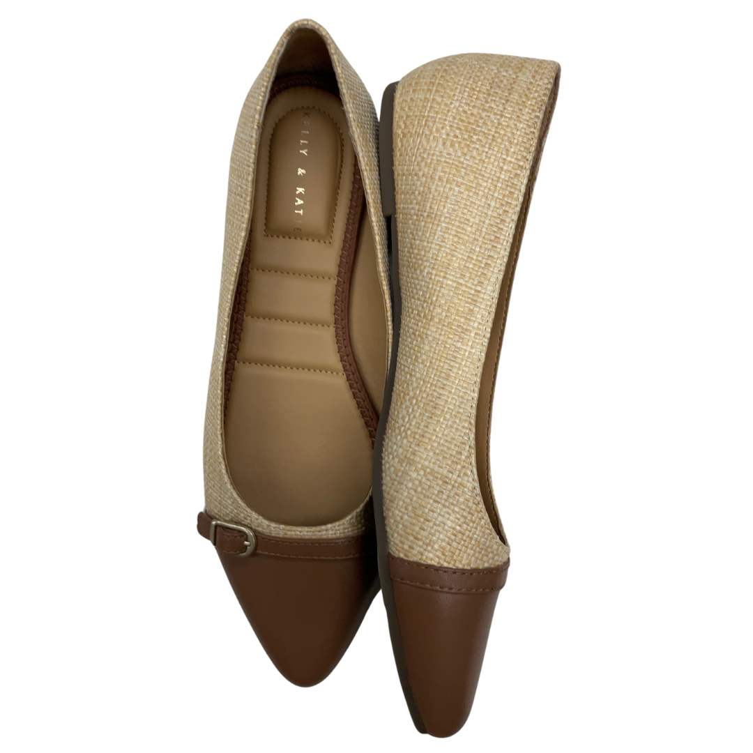 Shoes Flats By Kelly And Katie In Brown, Size: 9