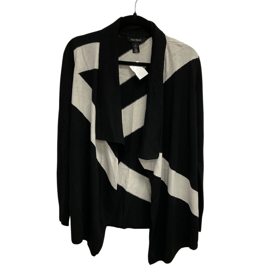 Cardigan By White House Black Market In Black & White, Size: M