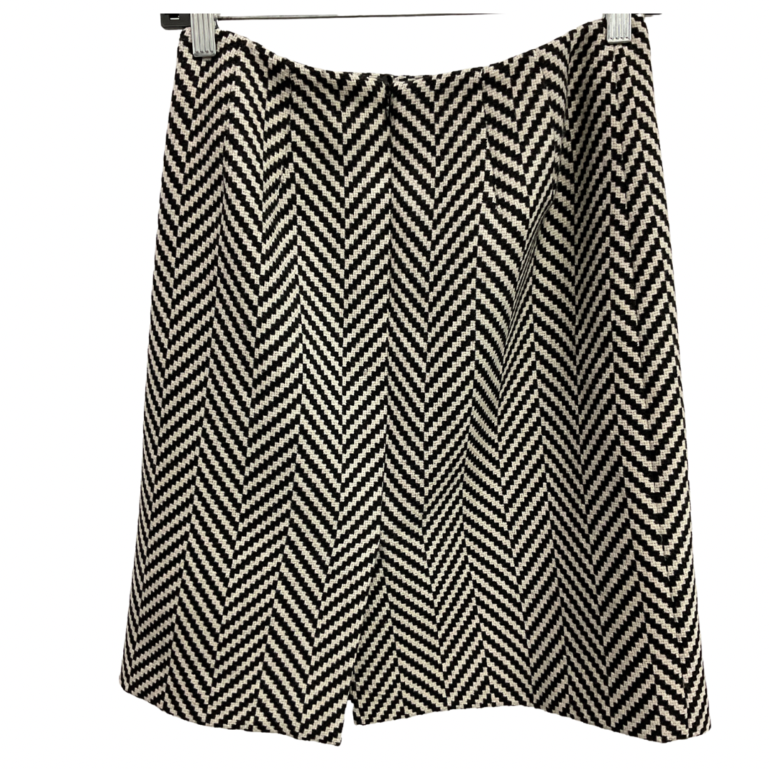 Skirt Mini & Short By Talbots In Black & White, Size: 6p