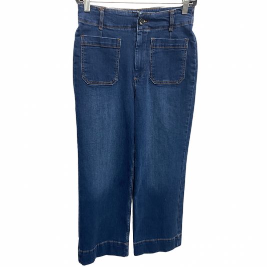 Jeans Cropped By Clothes Mentor In Blue, Size: 4