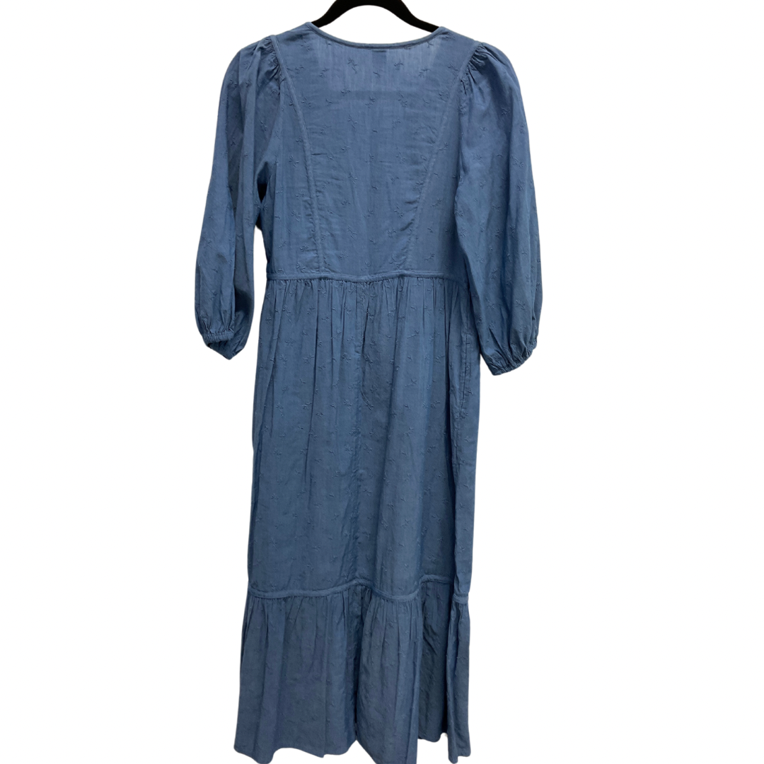 Dress Casual Midi By Old Navy In Blue, Size: Xs