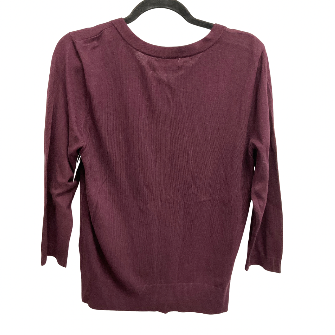 Cardigan By New York And Co In Maroon, Size: L