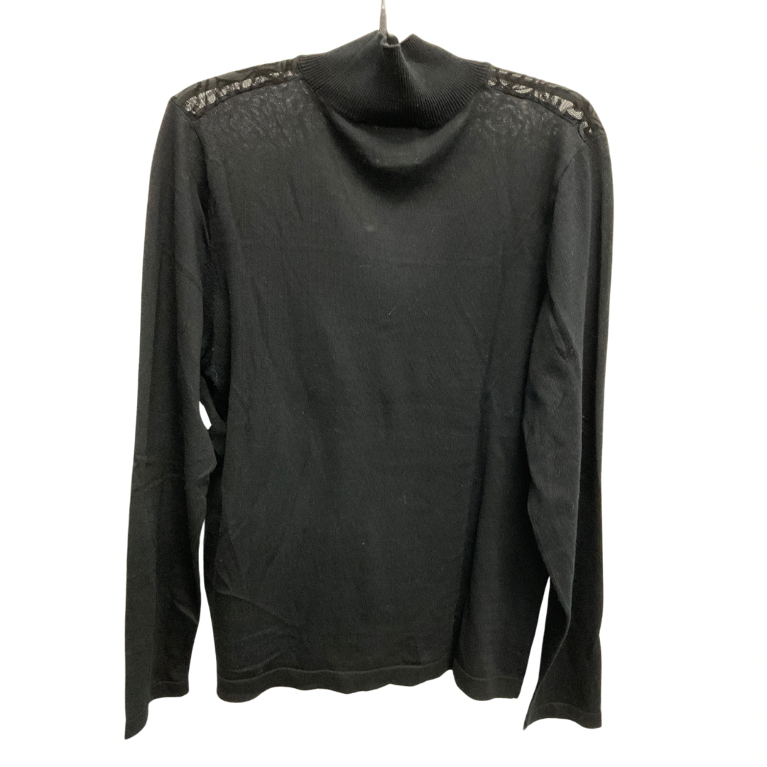 Sweater By Clothes Mentor In Black, Size: L