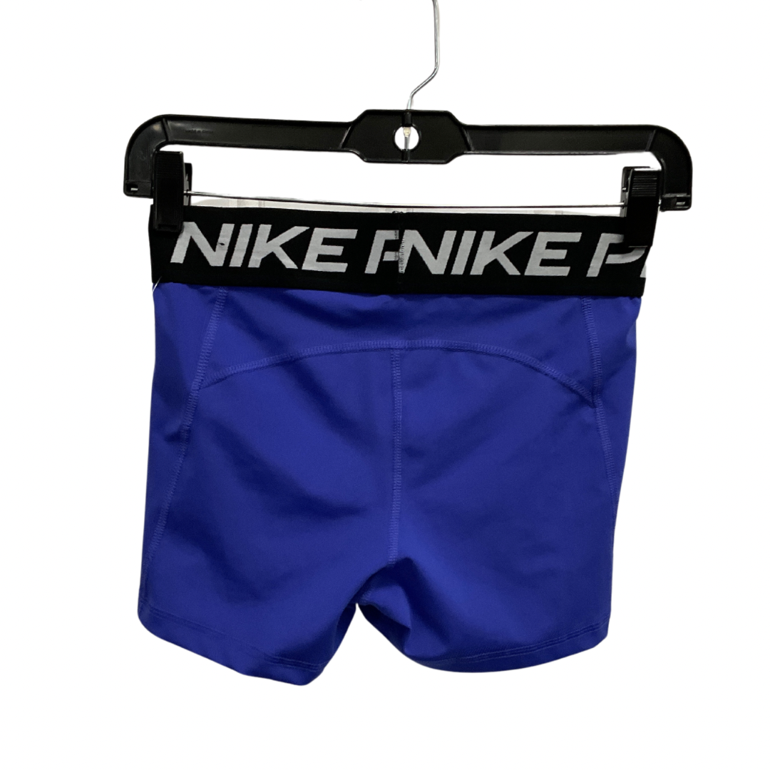 Athletic Shorts By Nike In Blue, Size: S