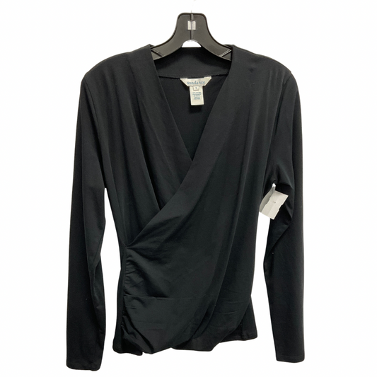 Top Long Sleeve Basic By Sundance In Black, Size: S