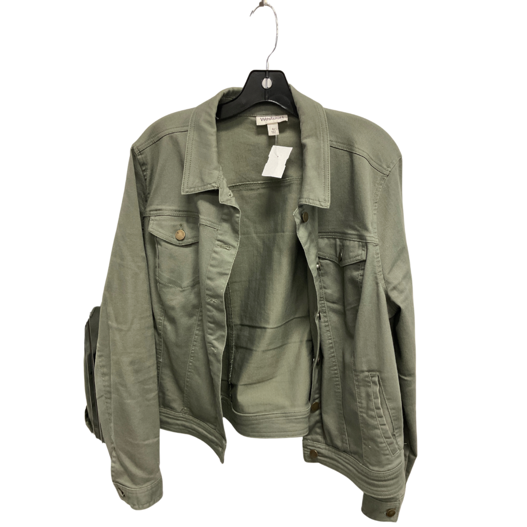 Jacket Denim By Westport In Green, Size: Xl