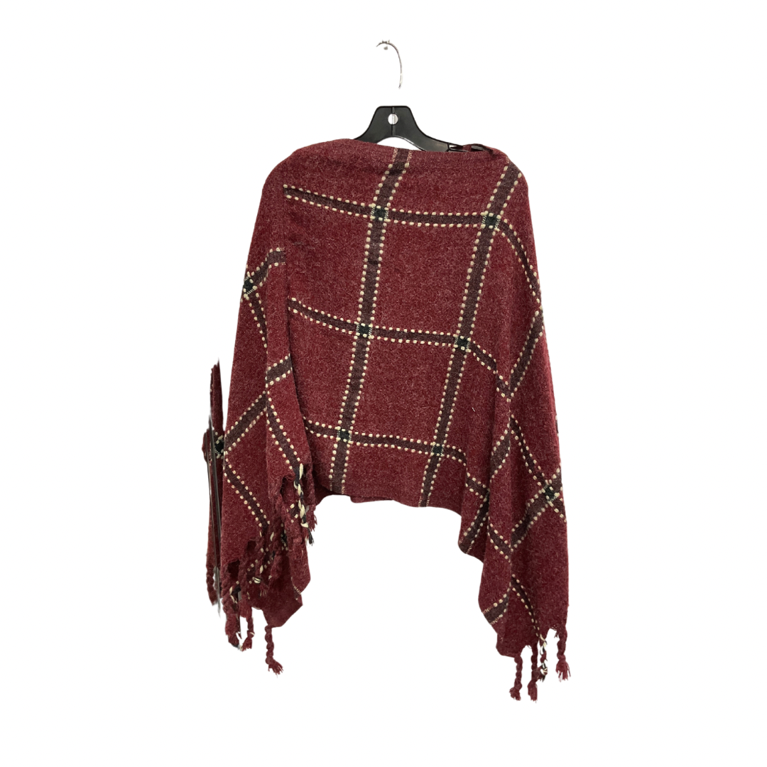 Shawl By Clothes Mentor In Red, Size: Osfm